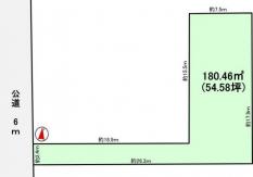 土地流山市南流山７　54．58坪　売地千葉県流山市南流山７丁目つくばエクスプレス南流山駅3880万円
